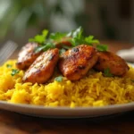 chicken and yellow rice