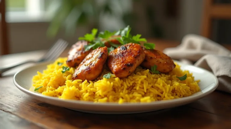 chicken and yellow rice