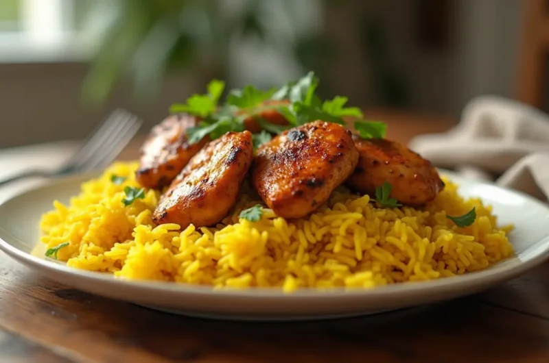 Delicious Chicken and Yellow Rice Recipe