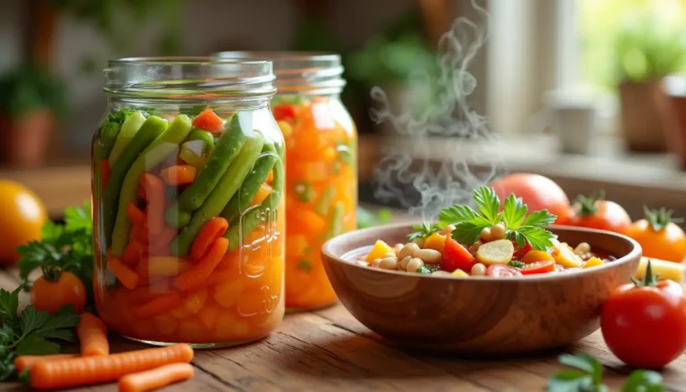 homesteader canning vegetable soup recipe