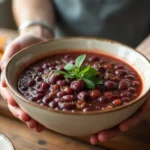 purple black bean soup recipe